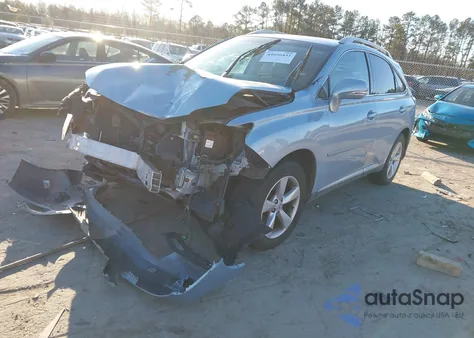 2010 Lexus Rx 350 z USA, uszkodzony, nr VIN 2T2BK1BA0AC012960